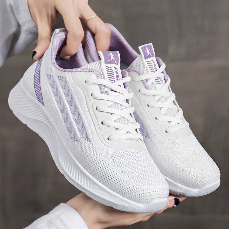 Damen Sportschuhe mit atmungsaktivem Mesh-Obermaterial und rutschfester Sohle