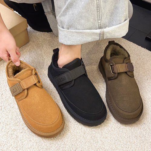 Damen Bequeme Slipper mit komfortablem Klettverschluss und weicher Innensohle R&B