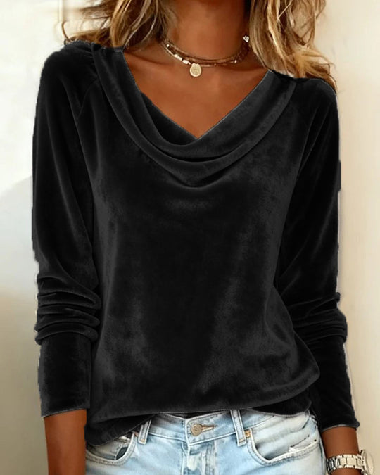 Damen elegante Viskose Bluse R&B