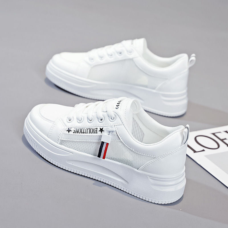Damen Freizeitsneaker mit modischem Schriftzug und dämpfender Laufsohle R&B