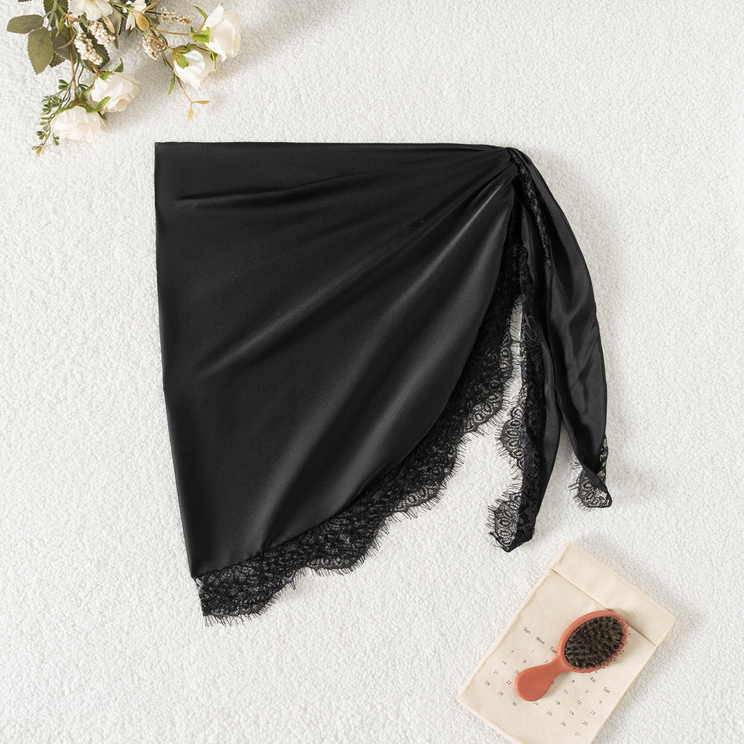 Damen Strandtuch mit Spitzenbesatz R&B