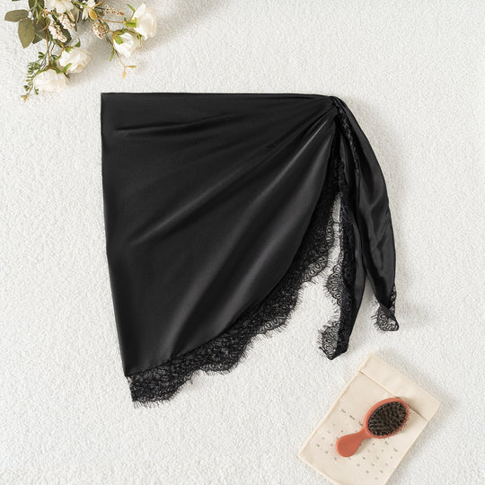 Damen Strandtuch mit Spitzenbesatz R&B
