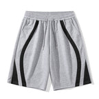 Herren Sportliche Shorts mit elastischem Bund und seitlichen Kontraststreifen