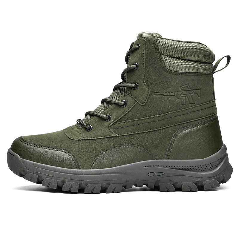 Herren Hochwertige Einsatzstiefel mit rutschfester Sohle und atmungsaktivem Design R&B
