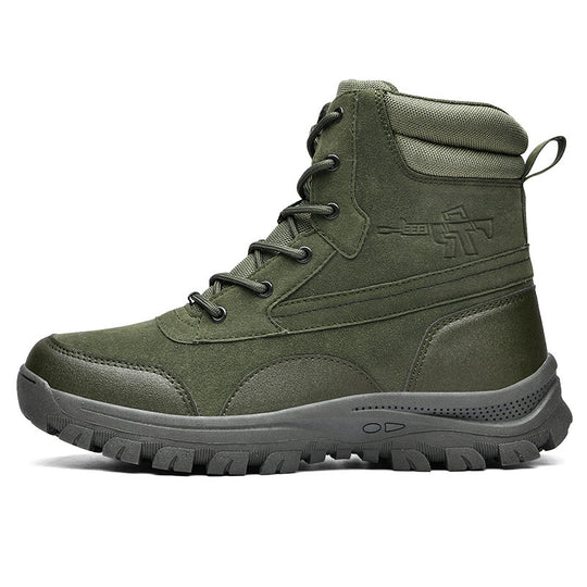 Herren Hochwertige Einsatzstiefel mit rutschfester Sohle und atmungsaktivem Design R&B