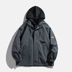 Unisex Übergangsjacke mit Kapuze und atmungsaktivem Innenfutter R&B