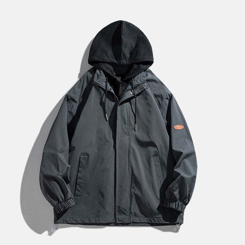 Unisex Übergangsjacke mit Kapuze und atmungsaktivem Innenfutter R&B