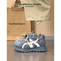 Damen modische Sneakers mit hochwertiger Fleece-Konstruktion und innovativem Sohlenprofil R&B