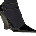 Damen Wedge-Pumps mit dekorativem Riemendesign R&B