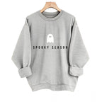 Damen Sweatshirt mit lässigem Gruselmotiv und weichem Innenfleece