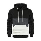 Herren Kapuzenpullover mit modischem Farbblockdesign R&B