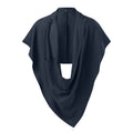 Damen nan Cape-Blazer mit Schalkragen offener Front aufgesetzter Tasche und spitz zulaufendem Zipfelsaum R&B