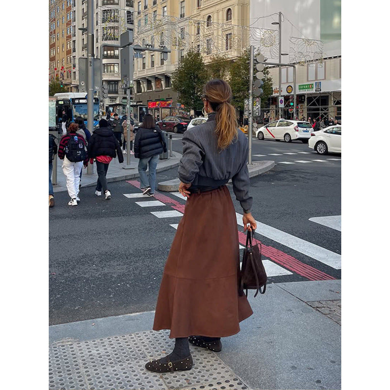 Damen Kurzjacke mit strukturiertem Design und Stehkragen R&B