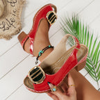 Damen angesagte Sling-Pumps mit modischem Absatz und elegantem Schnallenverschluss R&B