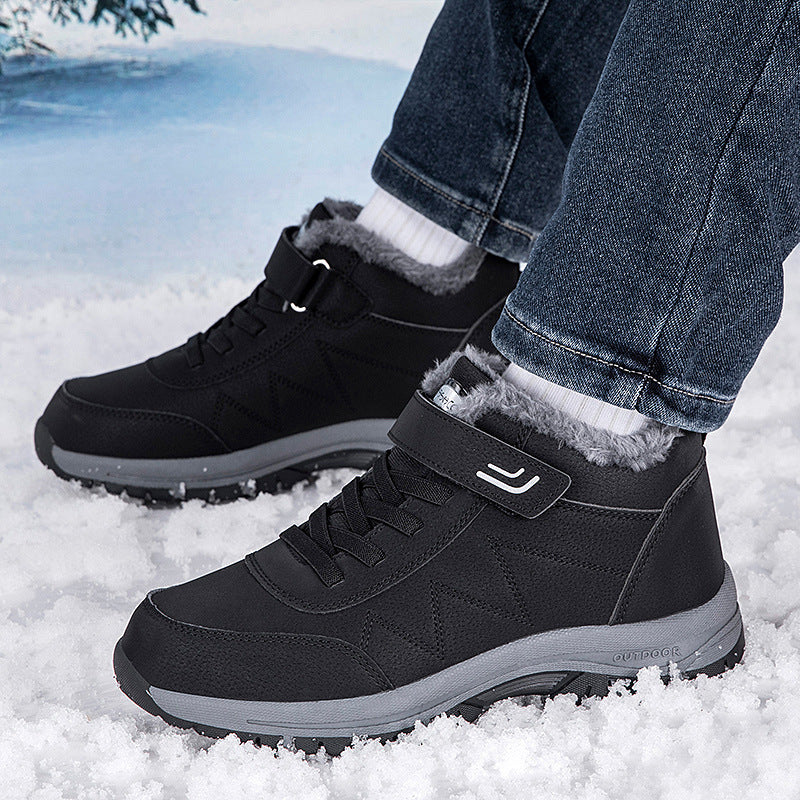 Damen Winterfestliche Wanderschuhe mit isolierendem Futter und rutschfester Sohle