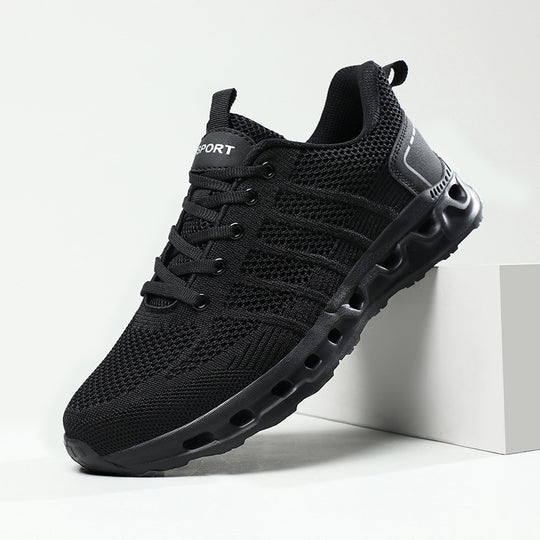 Damen Sportliche atmungsaktive Sneakers mit flexibler Laufsohle R&B
