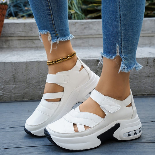 Damen modische Sneaker mit gepolstertem Fersenbereich R&B