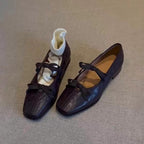 Damen elegante Ballerinas mit modischem Riemchen und komfortabler Passform R&B