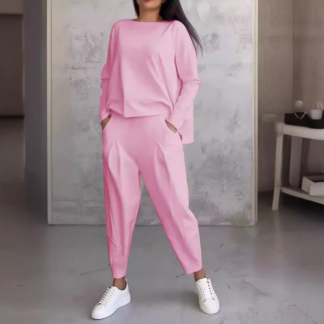 Damen lässiger Zweiteiliger Sweatanzug
