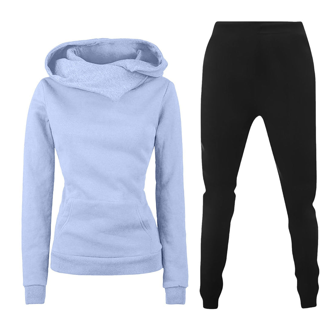 Damen Kapuzenpullover und Sporthose Kombination R&B