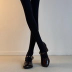 Damen elegante Mary Jane Pumps mit geschmeidigem Leder und trendy Riemchen R&B