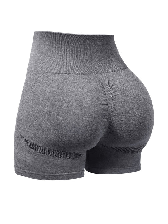 Damen Hochbundige Fitness Shorts mit innovativer Formgebung R&B