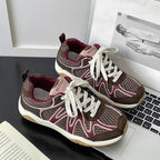 Damen Atmungsaktive Fitness-Sneaker mit flexiblem Mesh-Obermaterial und rutschfester Sohle R&B