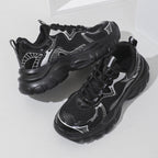 Damen Sportliche Sneakers mit atmungsaktivem Obermaterial und stoßdämpfender Sohle