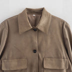 Damen trendige Synthetikjacke R&B