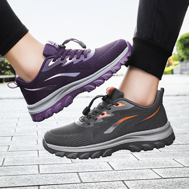 Damen Sportliche Laufschuhe mit dynamischer Schnellschnürung und atmungsaktivem Obermaterial R&B