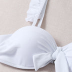 Damen Push-Up Bikinioberteil mit stilvollen Rüschendetails R&B
