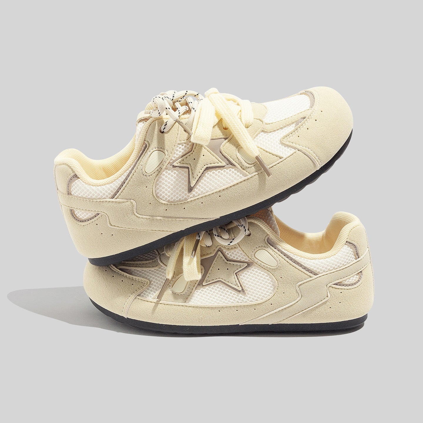 Damen Sportliche Sneakers mit atmungsaktivem Mesh-Obermaterial und flexibler Sohle