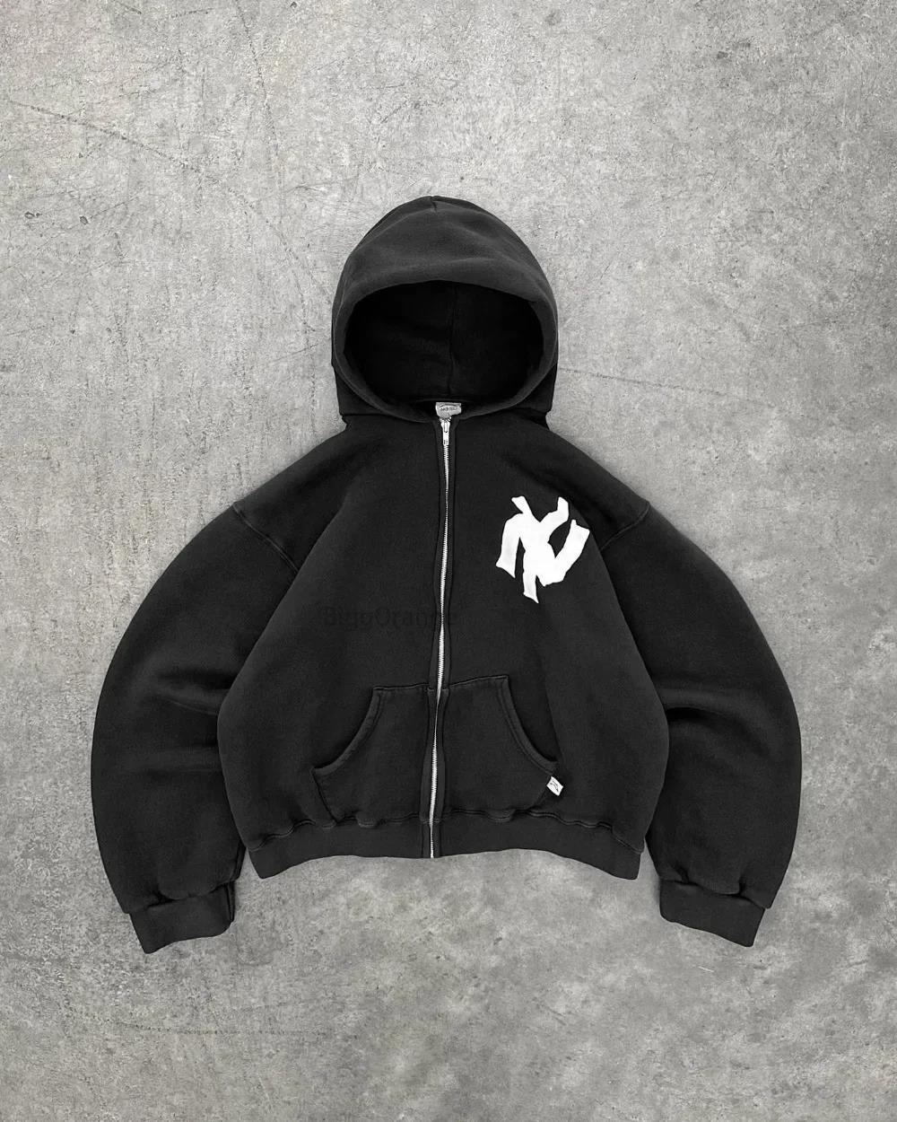 Damen lässiger Sweatshirt mit oversized Passform und großen Kapuze R&B