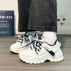 Damen Chunky Sneaker mit rutschfester Sohle und modischen Details R&B