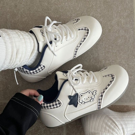 Damen Verspielte Sneakers mit kreativem Motiv und bequemer Polsterung R&B
