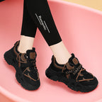 Damen Sportliche Chunky Sneakers mit atmungsaktivem Obermaterial und dämpfender Außensohle R&B