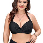 Damen Bikinioberteil mit eleganter Kreuzung und stützendem Schnitt R&B