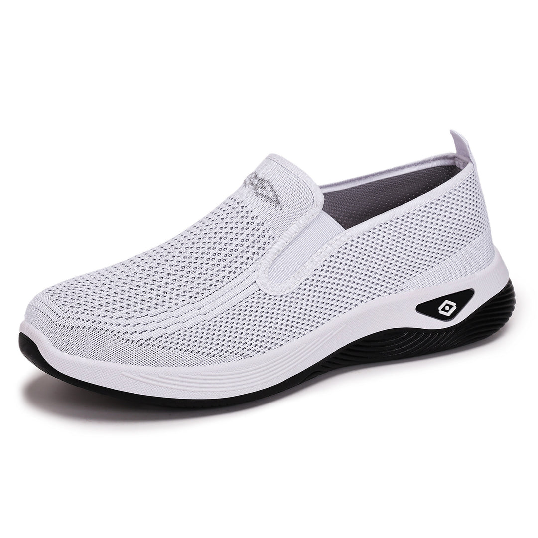 Damen Bequeme Slip-On Sportschuhe mit atmungsaktivem Netzdesign R&B