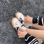 Damen Sportliche Sneakers mit hochwertiger Wildleder-Oberfläche und rutschfester Sohle