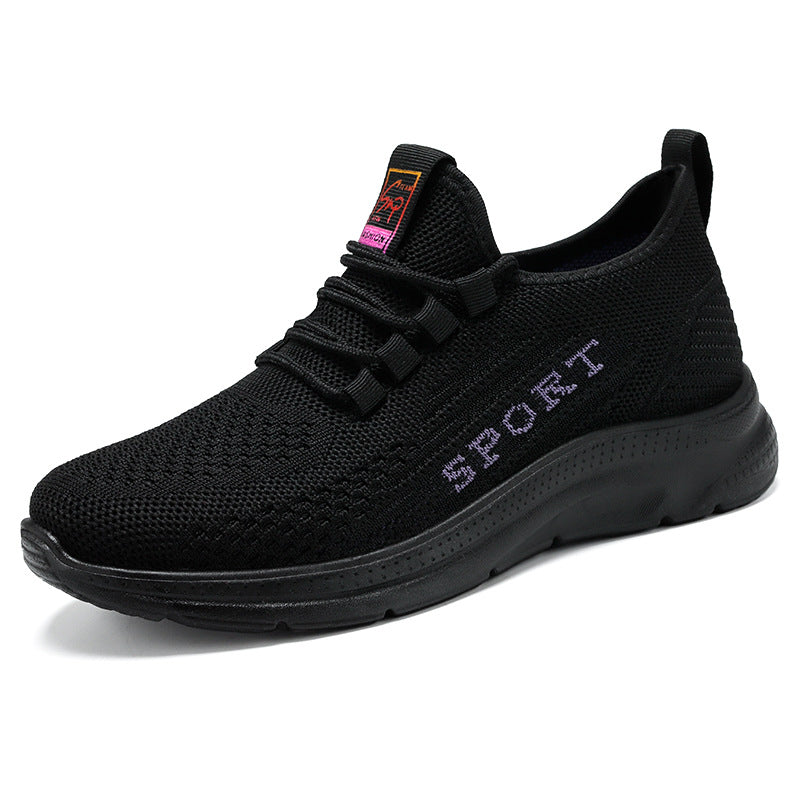 Damen Sportliche Sneaker mit elastischem Obermaterial und dämpfender Sohle R&B