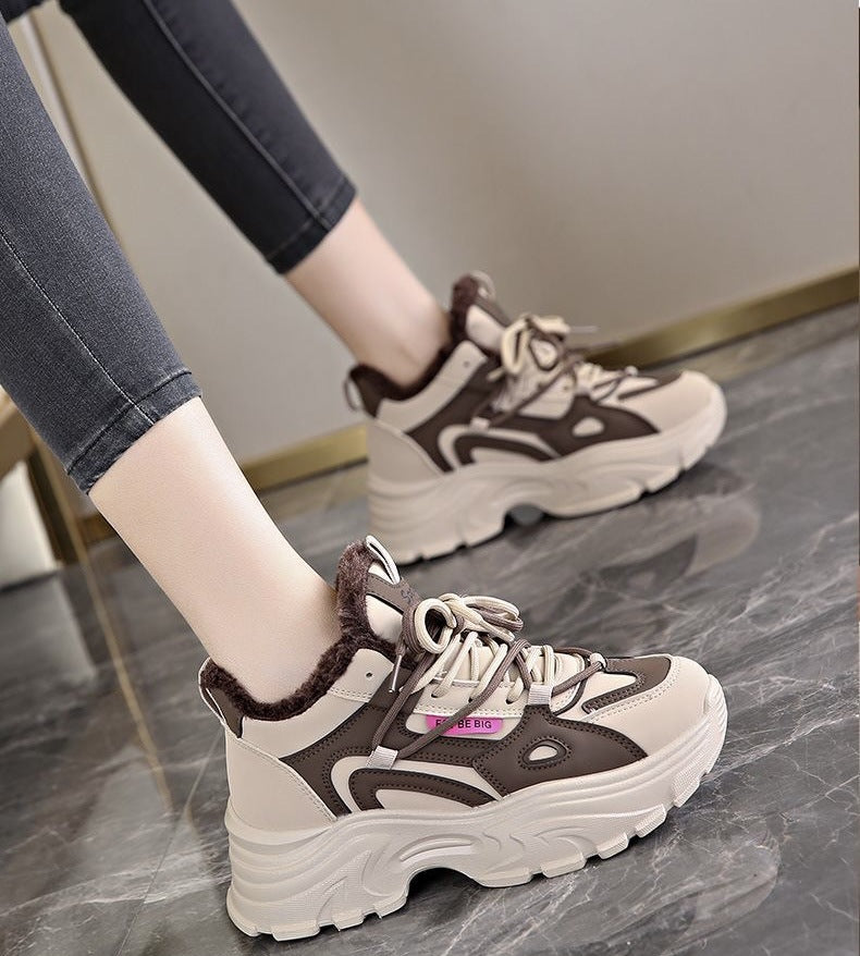 Damen Winterliche Sneaker mit warmem Futter und rutschfester Sohle R&B