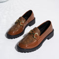 Damen Modische Loafers im Biker-Stil R&B