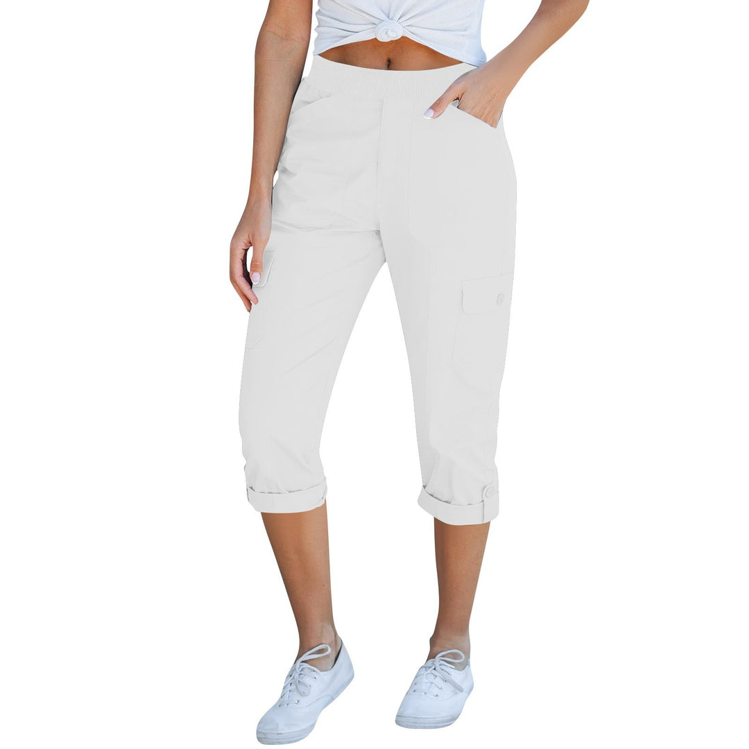 Damen Cargo-Hosen mit elastischem Bund und praktischen Taschen R&B