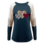 Damen Langarmshirt mit herzigen Motiven und trendigen Mustern R&B