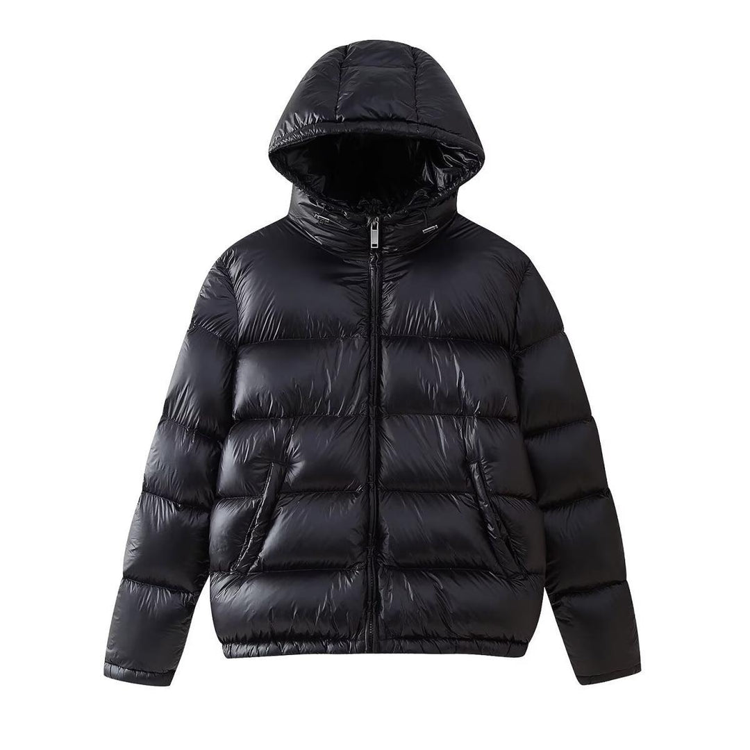 Damen gesteppte Wärmeweste mit Kapuze und praktischen Taschen R&B
