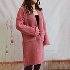R&B | Einfarbige Strickjacke