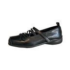 Damen bequeme Ballerinas mit elastischem Riemchen und gepolsterter Innensohle R&B