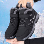 Damen Winterstiefel mit isolierendem Warmfutter und praktischem Klettverschluss R&B