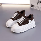 Damen Modische Chunky Sneakers mit erhöhtem Komfort und rutschfester Sohle R&B