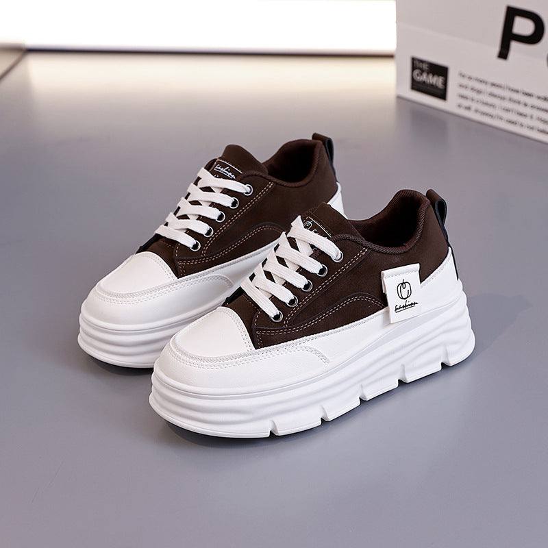 Damen Modische Chunky Sneakers mit erhöhtem Komfort und rutschfester Sohle R&B